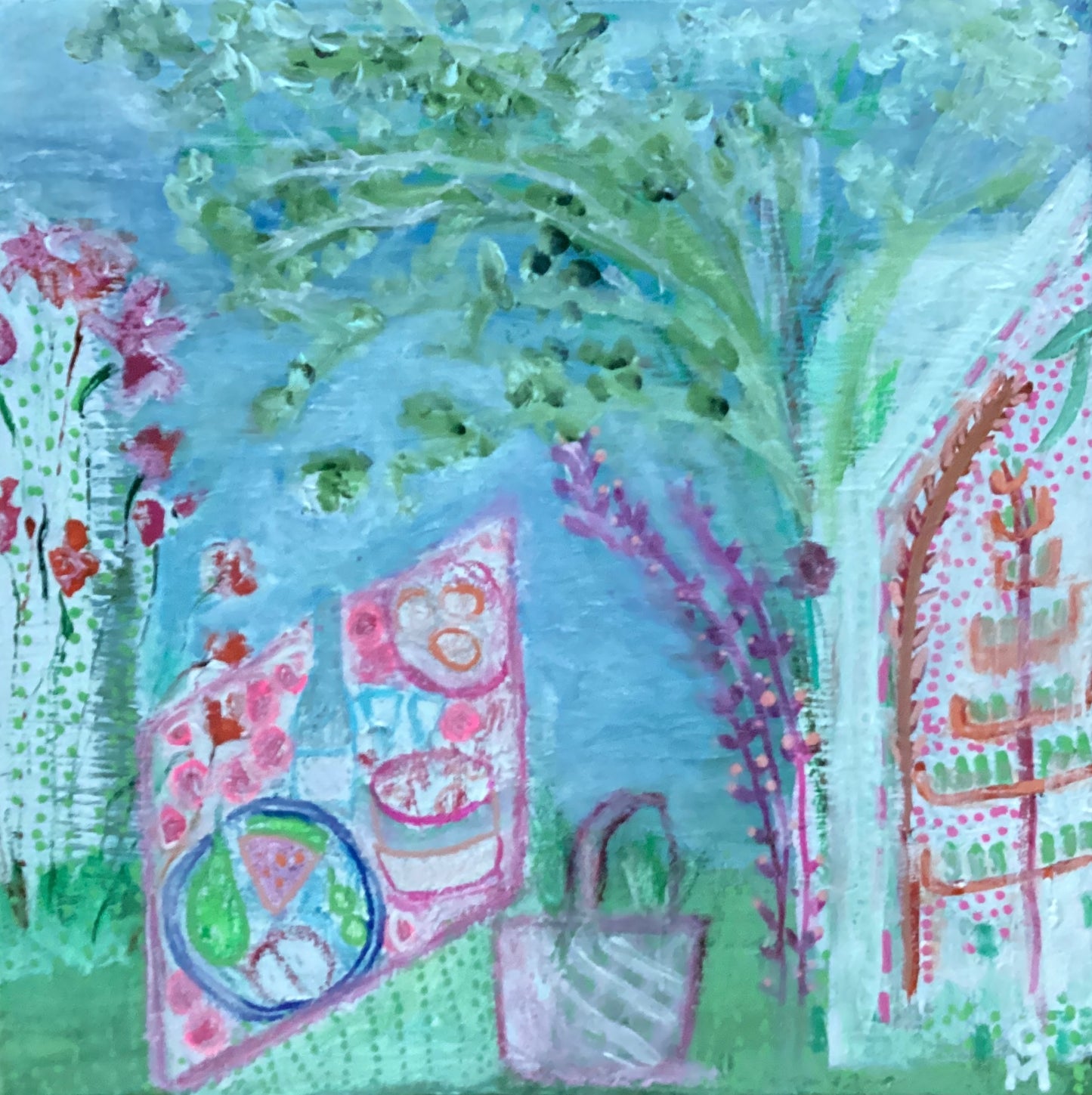Carmen Mazzarotta - Triptych - Love, Art and Picnics with you