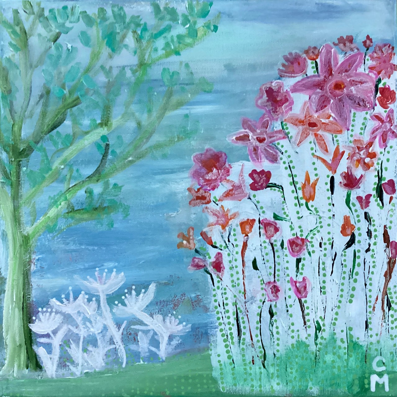 Carmen Mazzarotta - Triptych - Love, Art and Picnics with you