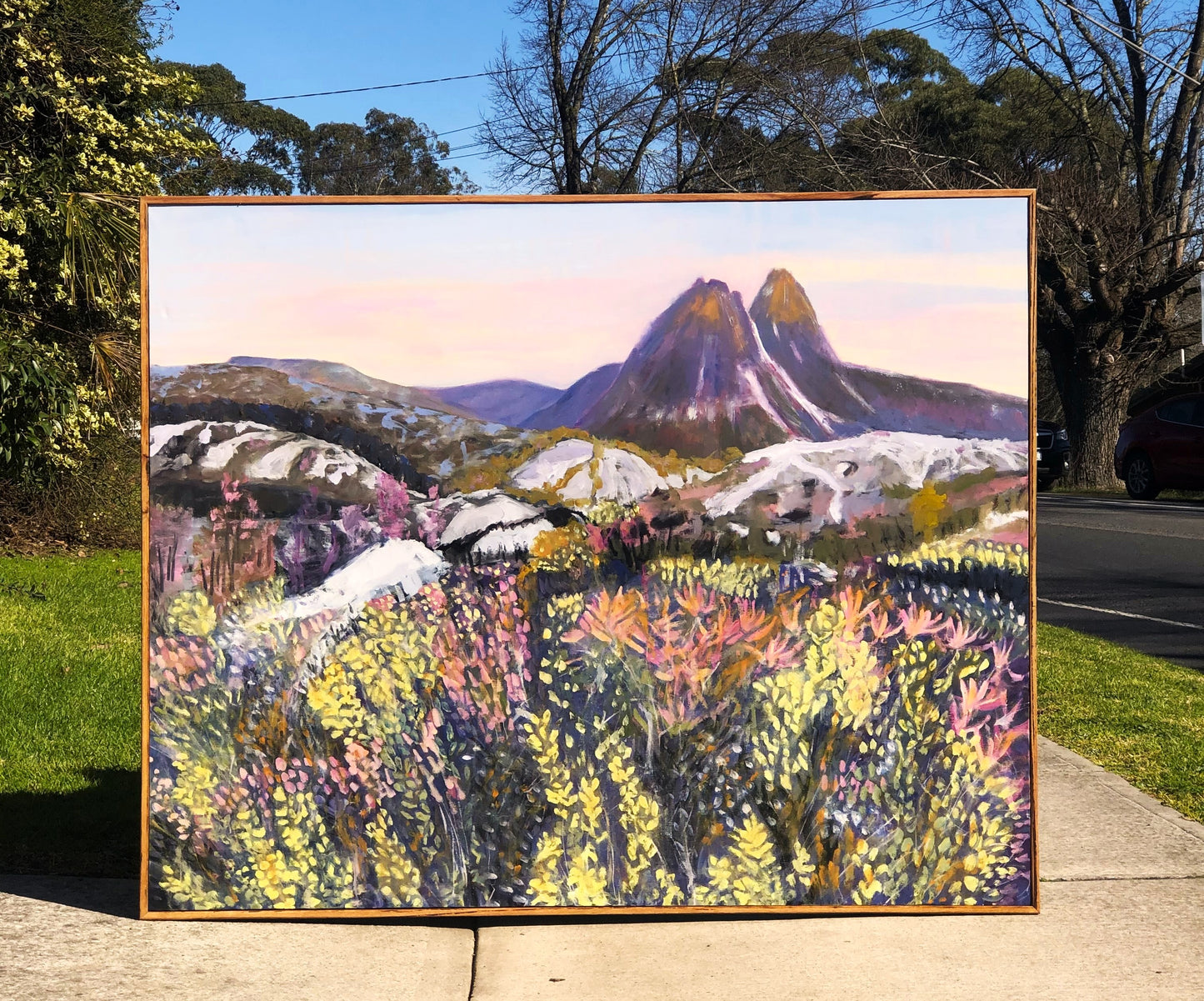 Cradle with Scoparia by Beth Williams