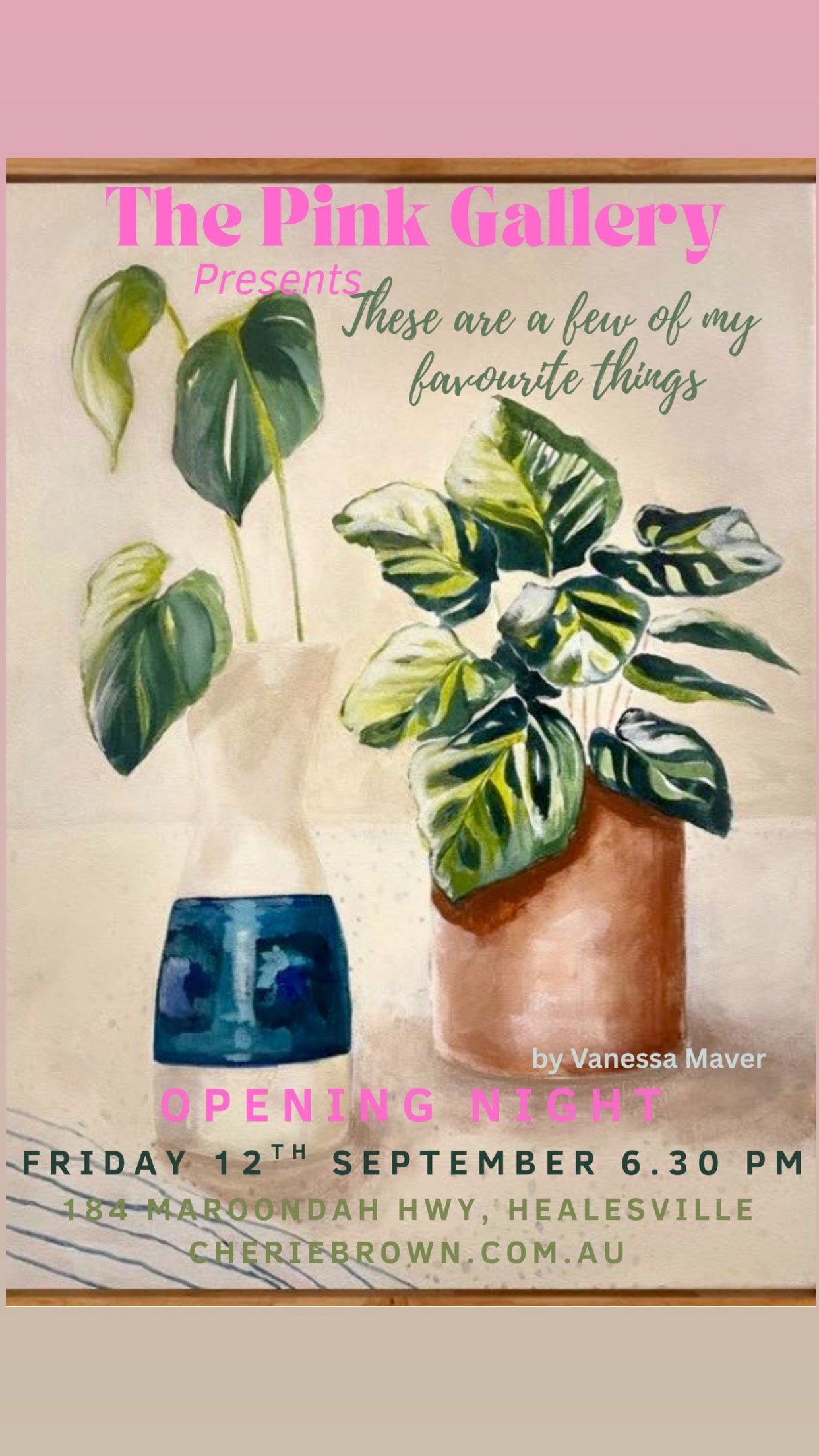 Spring Exhibition - These are a few of my favourite things