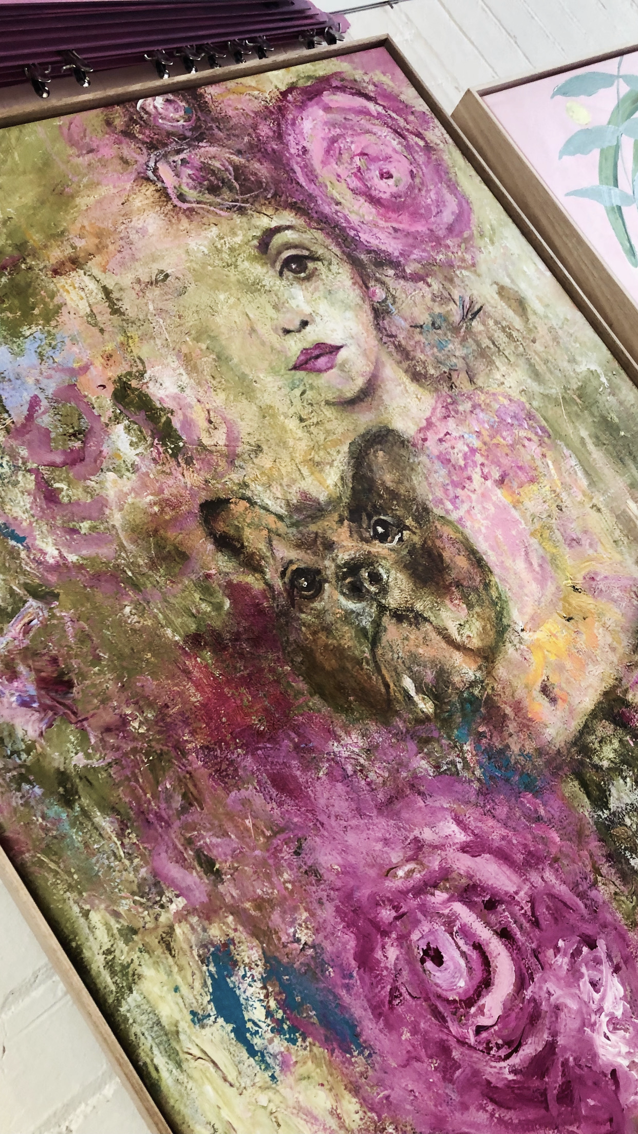 Marie Antoinette - Original Acrylic Painting by Cherie Brown