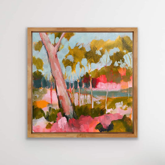 Robyn McMullan - View from under the Eucalyptus
