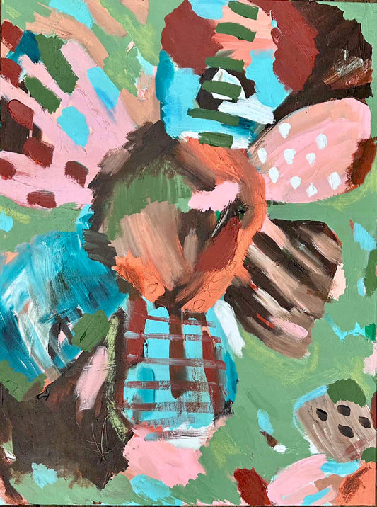 Kerrie Jacobs - Messy in the Middle (can be paired with “Secrets the Tide forgot”) as seen in photos ($1300 each painting)